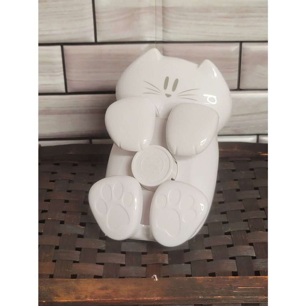 White Cat Pop Up Post It Note #A41